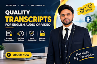 transcribe audio and do video transcription