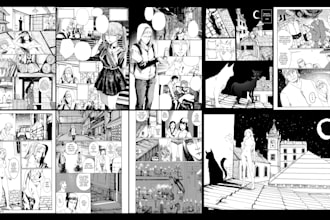draw your manga page for you