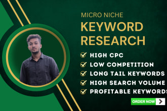 find micro niche profitable keyword research