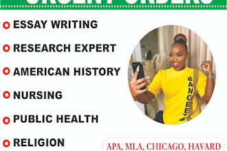 write content in nursing, american history, psychology and midwifery