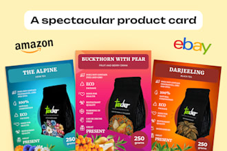spectacular product graphics for amazon and ebay listings
