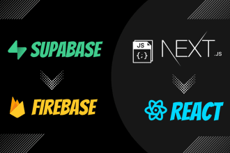 build a webapp with react, next js and supabase, firbase