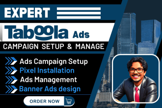 setup, optimize, and manage your taboola native ads campaign