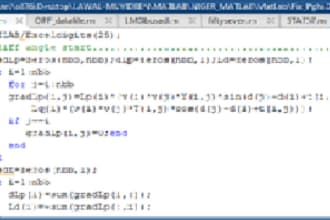 write matlab codes to implement your mathematical procedure