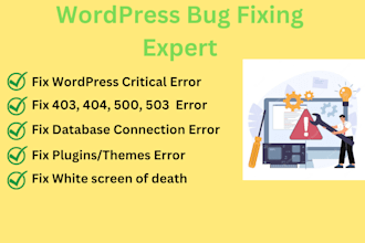 professionally fix critical wordpress errors