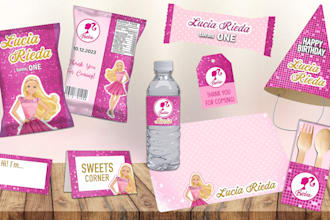 create digital party favor files for any type of event