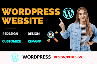 do a modern professional responsive wordpress website design