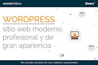 build your wordpress site