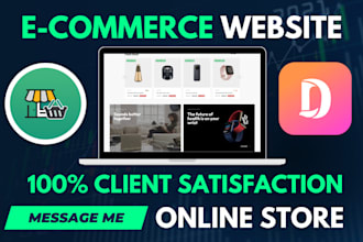design ecommerce online webshop and woocommerce multivendor wcfm, dokan website