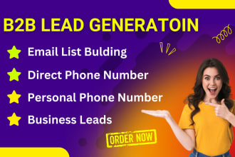 do b2b lead generation with direct phone, mobile phone and personal phone number