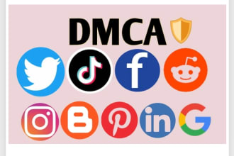 send dmca takedown notice tiktok,facebook,instagram,reddit,etsy by dmca