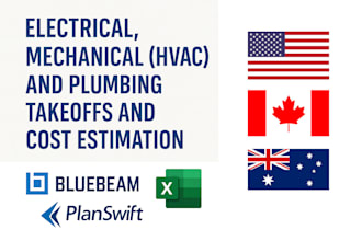do detail mep material takeoff and cost estimation