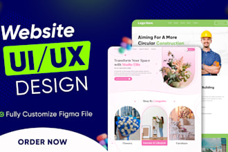 create professional figma website UI UX design for desktop and mobile