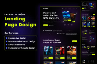 do figma website ui ux design, saas landing page design
