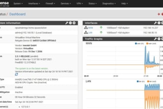 configure and manage pfsense firewall for network security