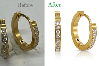 do jewelry photos retouching editing professionally