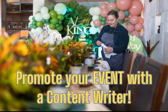 write content for your holiday event planning blog