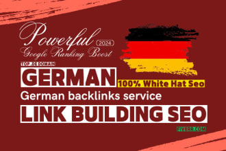 build trust flow german backlinks from germany de deutsche seo link building