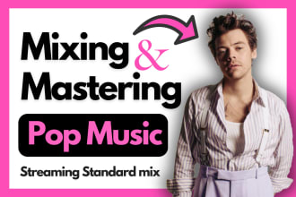 mix and master your professional pop song