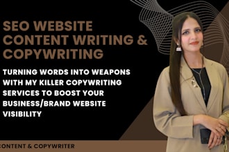 do SEO website content writing and copywriting