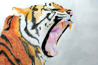 draw an animal of your choice in my own style