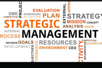 do strategic management tasks and research summaries