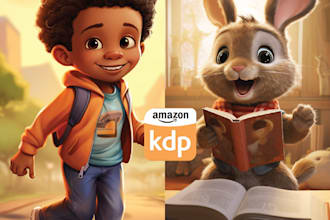 illustrate children story book illustration KDP children story book illustration