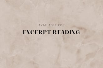 do an excerpt reading