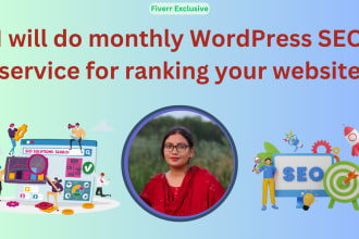 do monthly wordpress SEO service for ranking your website