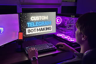 develop custom telegram bots