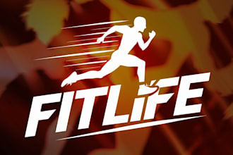 design your fitness, athletic logo using ai