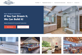 design handyman website general contractor website