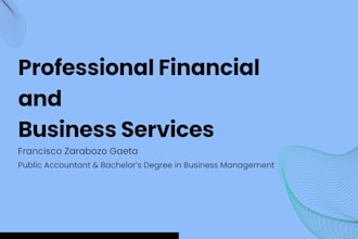generate a professional business valuation report