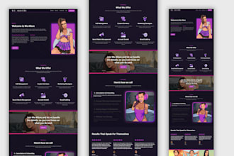 design and build a custom onlyfans management agency website