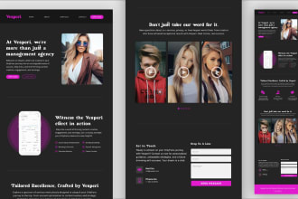 design and build a custom onlyfans management agency website