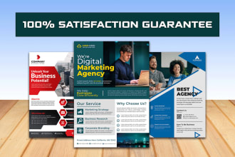 create a professional corporate business flyer design