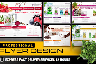 design modern flyer, bifold, trifold, brochure for business