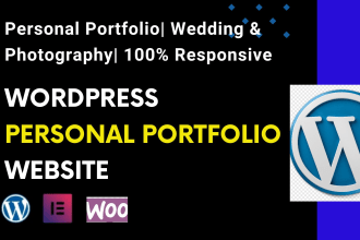 create wedding photography and personal portfolio websites with wordpress