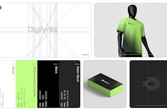 create a high end brand identity and rebranding
