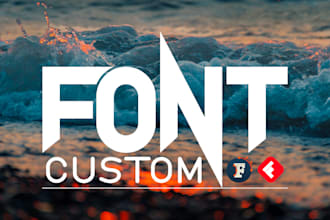 design a professional custom font for your branding