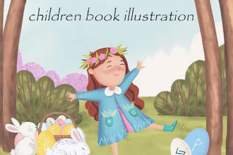 create children story book illustration
