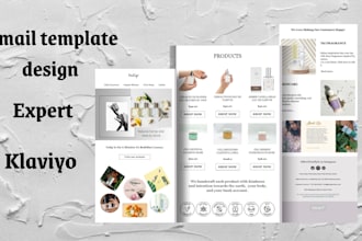 design klaviyo email template