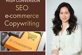 be your copywriter for ecommerce SEO product description email marketing