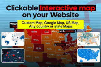 create interactive map solutions for websites clickable map