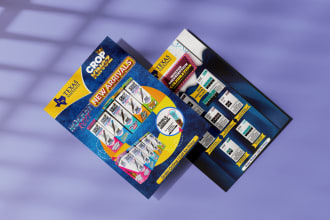 design professional business or corporate, promotional flyer