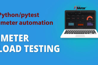 create jmeter test automation in python