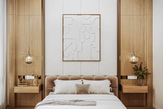 professionally design your bedroom and render it