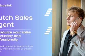 dutch sales agent, outsourcing sales