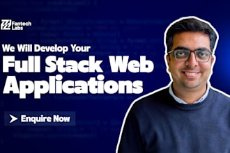develop full stack website or be your front end developer