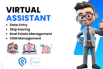 be your real estate va for CRM and lead management